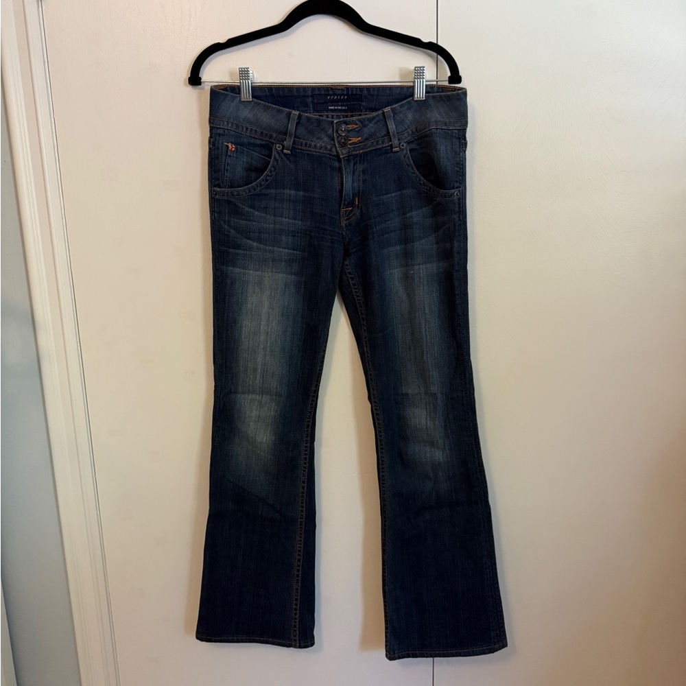 Hudson Jeans Dark Blue Flare & Wide Leg